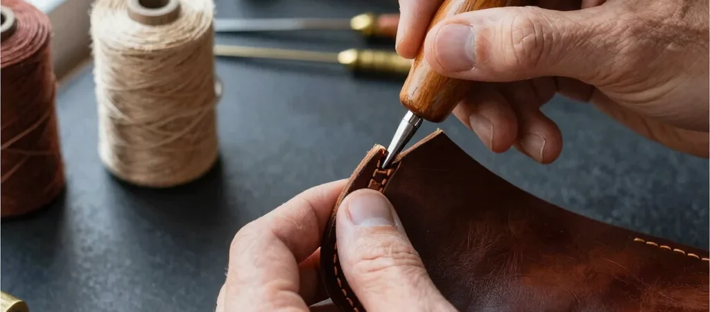 The Quiet Art of the Traditional Hand Saddle Stitch