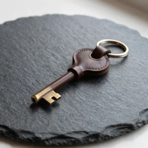 The Clochette Leather Key Ring
